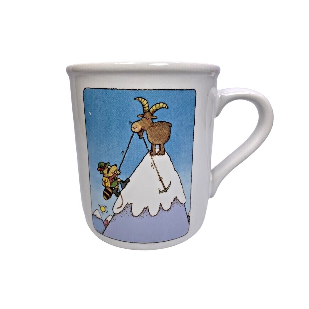 Vintage Hallmark‎ FRIENDS HELP YOU HANG ON Rim Shots Coffee/Tea Mug in Gift Box